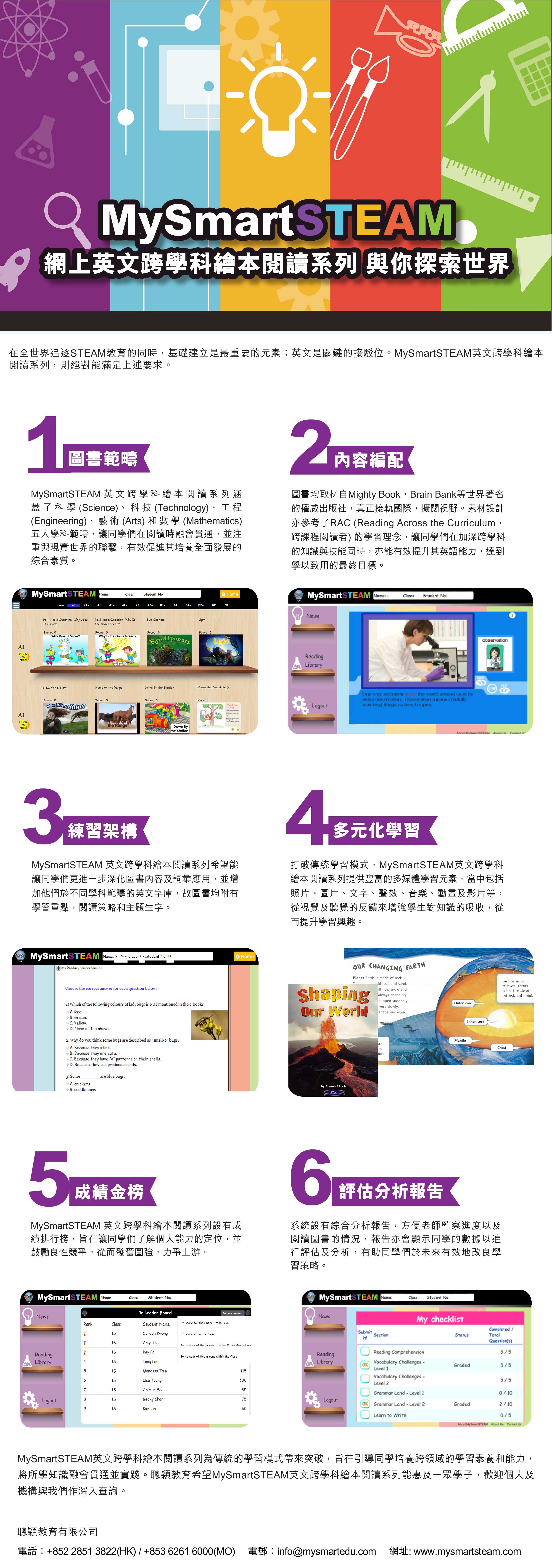 網上英文跨學科繪本閱讀系列 與你探索世界